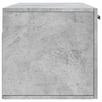 vidaXL Armoire murale gris béton 100x36 5x35 cm bois d'ingénierie