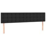 VidaXL Cadre de lit ottoman avec matelas noir 180x200 cm similicuir