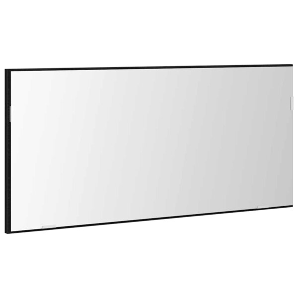 vidaXL Miroir Chêne noir 80 x 37 cm Verre et Bois Ingénierie