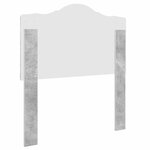 vidaXL Tête de lit Gris béton 100 cm Bois d'ingénierie