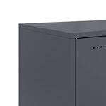 vidaXL Buffet anthracite 68 5x39x72 cm acier laminé à froid
