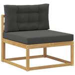 vidaXL Ensemble de canapés d'extérieur 8 pc Blanc et anthracite