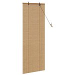 vidaXL Store enrouleur Marron Clair 60 x 160 cm Bambou