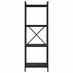 vidaXL Étagère Chêne noir 40 x 30 x 85 cm Bois d'ingénierie