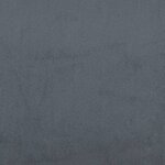 vidaXL Cadre de lit sans matelas gris foncé 90x200 cm velours