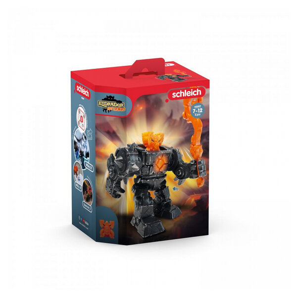 Cyborg de Lave - Figurine Eldrador Mini Créatures de Schleich