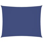 vidaXL Voile de parasol tissu oxford rectangulaire 3x4 m bleu