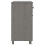 vidaXL Buffet HAMAR Gris clair 79x40x80 cm Bois massif de pin