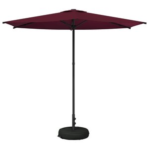 vidaXL Parasol de jardin avec base 270 x 270 cm Polyester