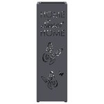 vidaXL Porte-parapluie Anthracite 15 5 x 15 5 x 49 cm Acier