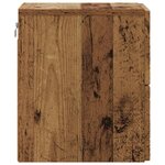 vidaXL Cabinet de chevet mural Bois ancien 34 5 x 33 x 40 cm