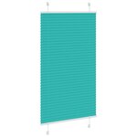 vidaXL Store plissé vert pétrole 80x150 cm largeur du tissu 79 4 cm