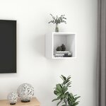 vidaXL Armoire murale Blanc 37x37x37 cm Aggloméré