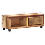 vidaXL Meuble TV 100 x 30 x 33 cm Bois de récupération massif