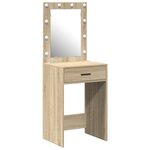 vidaXL Coiffeuse Chêne sonoma 50 x 41 x 135 cm Bois d'ingénierie
