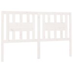 vidaXL Tête de lit Blanc 186x4x100 cm Bois massif de pin