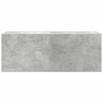 vidaXL Armoire murale de bain gris béton 80x25x30 cm bois d'ingénierie