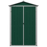 vidaXL Abri de jardin Vert 116x45x175 cm Acier galvanisé