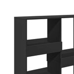 vidaXL Bibliothèque/Séparateur de pièce noir 100x33x115 cm