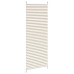 vidaXL Store plissé 50x100 cm Crème