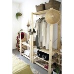 Penderie en pin massif evolution hauteur 174 cm