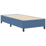 Lit vidaXL Bleu 100x200 cm en tissu côtelé