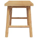 Banc de jardin vidaXL 80x38x45 cm en bambou