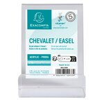 Chevalet L75xh100xp104 - Cristal - Exacompta
