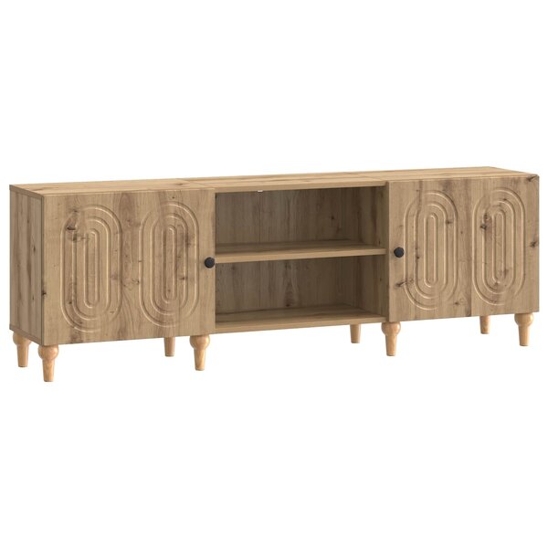 vidaXL Meuble TV 150 x 31 x 50 cm Chêne artisanal Bois d'ingénierie