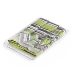 Sachet plastique 75  recyclé transparent à fermeture adhésive 35x45 cm (lot de 1000)