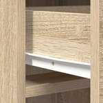 vidaXL Haut Armoire Chêne sonoma 40 x 40 5 x 135 cm Bois d'ingénierie