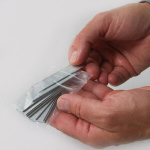 Lot de 5000 Sachets plastiques à fermeture ZIP 60x80mm standard 50µ