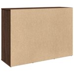 vidaXL Buffet chêne marron 90 5x29 5x65 cm bois d'ingénierie