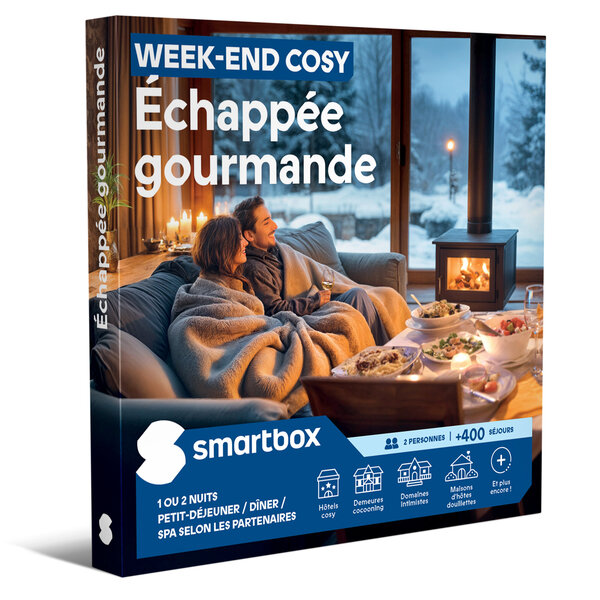 SMARTBOX - Coffret Cadeau Week-end Cosy - Échappée gourmande -  Séjour