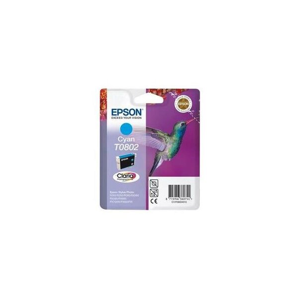 Cartouche Jet d'Encre Original C13T080240 7ml Cyan EPSON