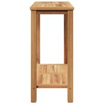 vidaXL Table basse Marron 85 x 35 x 75 cm Bois de teck solide