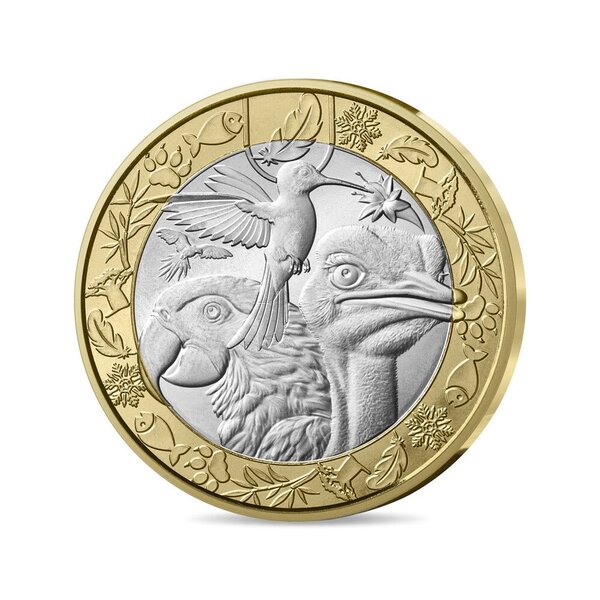 Les animaux du monde Monnaie de 5€ métal commun - Oiseaux