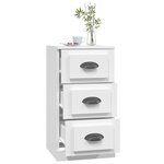vidaXL Buffet blanc 36x35 5x67 5 cm bois d'ingénierie
