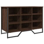 vidaXL Armoire à chaussures chêne marron 90x38x61 5 cm bois ingénierie