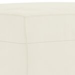 vidaXL Ensemble de canapés 4 Pièces avec coussins Crème Velours