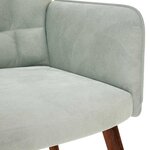 vidaXL Chaise de relaxation avec tabouret Gris clair Velours