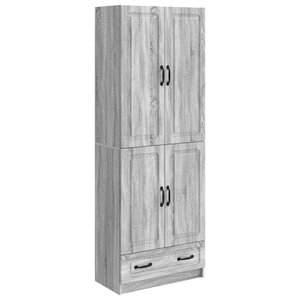 vidaXL Ensemble de Meubles 2 Pièces Sonoma gris Bois d'ingénierie