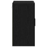 vidaXL Meuble mural Chêne noir 60 x 31 x 60 cm Bois d'ingénierie