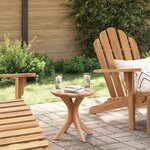 vidaXL Table d'appoint Marron 40 x 40 x 41 cm Bois de teck solide