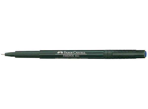 Feutre extra-fin Finepen 1511 pointe 0 4 mm Bleu FABER-CASTELL