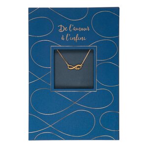 Carte Bijou - Collier Signe Infini - Draeger paris