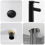 vidaXL Meuble de lavabo mural Sonoma gris 49 x 41 x 63 cm