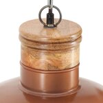 Vidaxl lampe suspendue industrielle 42 cm cuivre e27