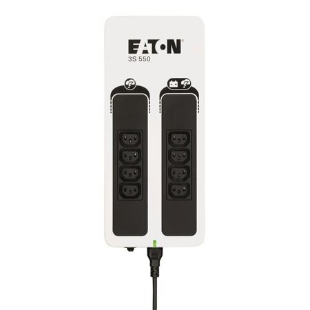 Eaton 3s550i alimentation d'énergie non interruptible veille 0 55 kva 330 w 8 sortie(s) ca