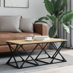 vidaXL Table basse chêne sonoma 100x49x40 cm bois d'ingénierie